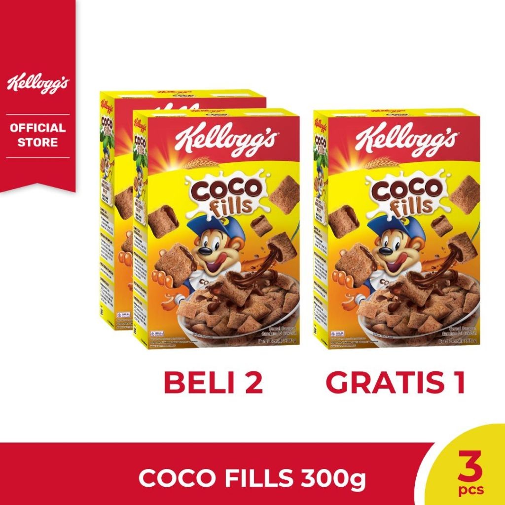 

BELI 2 GRATIS 1 - Kelloggs Coco Fills 300g