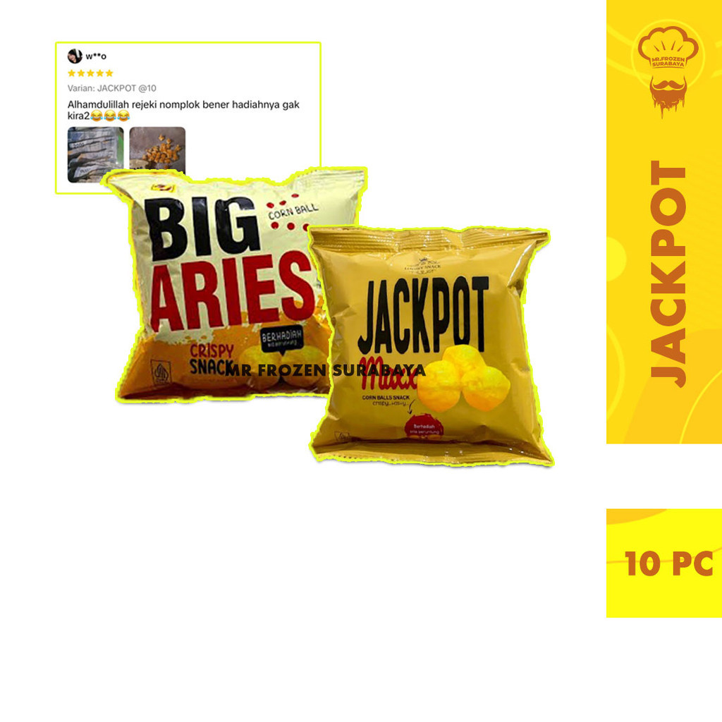 

Corn Ball Snack Berhadiah Jackpot Big Ohayo Big Aries GO Prime