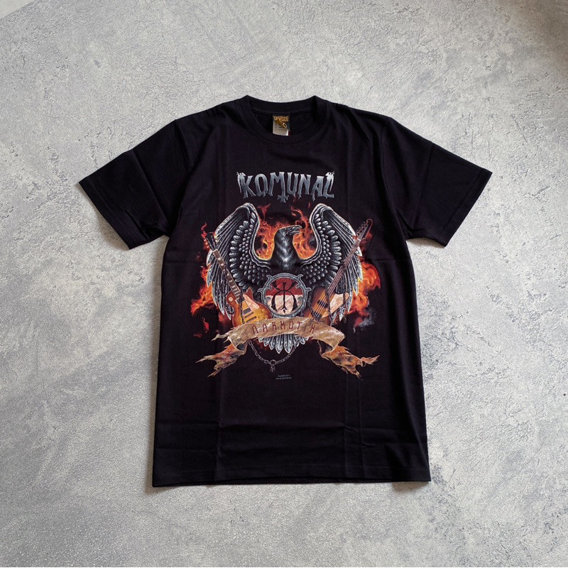 T-Shirt Komunal - Narkotik Bahan Cotton Combed 24s Tebal