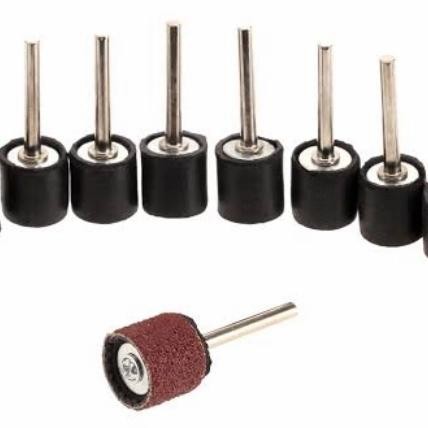 Batang drum kecil 6.35mm 1/4 inch amplas ring bor gerinda as mandrell