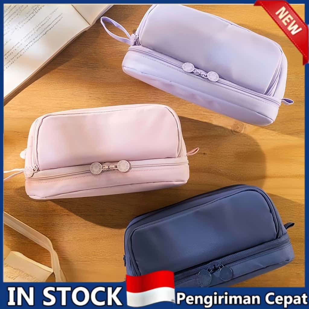 

Kotak Pensil Angoo 4 Lapis Multifungsi - Kapasitas Besar 40+ Alat Tulis dengan Desain Minimalis Tahan Air‌