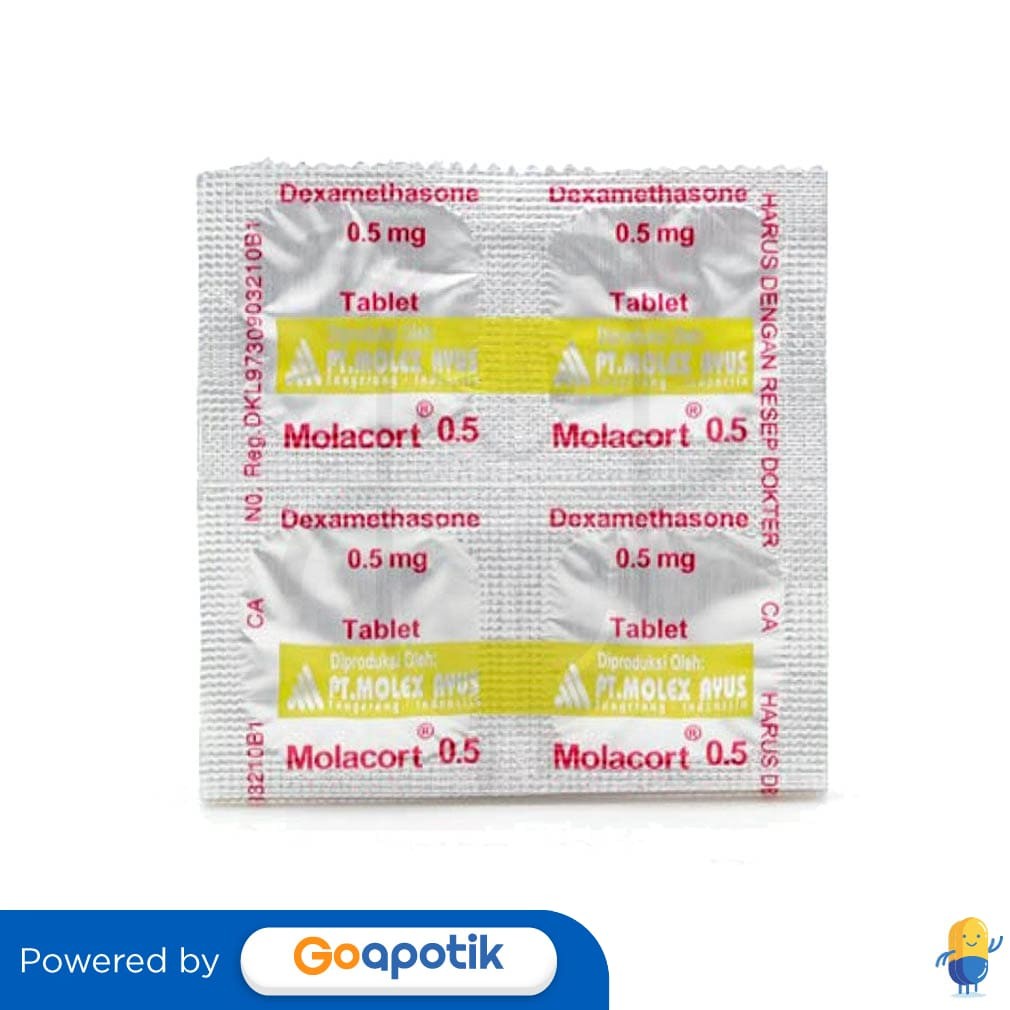 Molacort 0.5 Mg Strip 10 Tablet