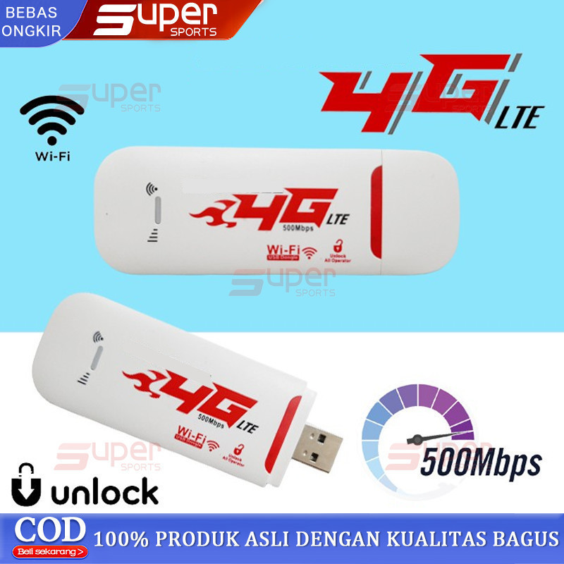 Modem WIFI USB 500Mbps 4g Portable Mobile WiFi Portable Semua Operator LTE Modem Kecepatan Tinggi un