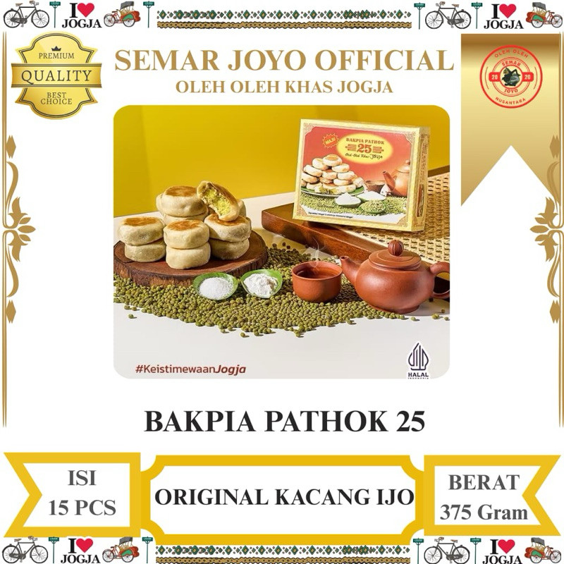 

Bakpia Pathok 25 Asli Jogja