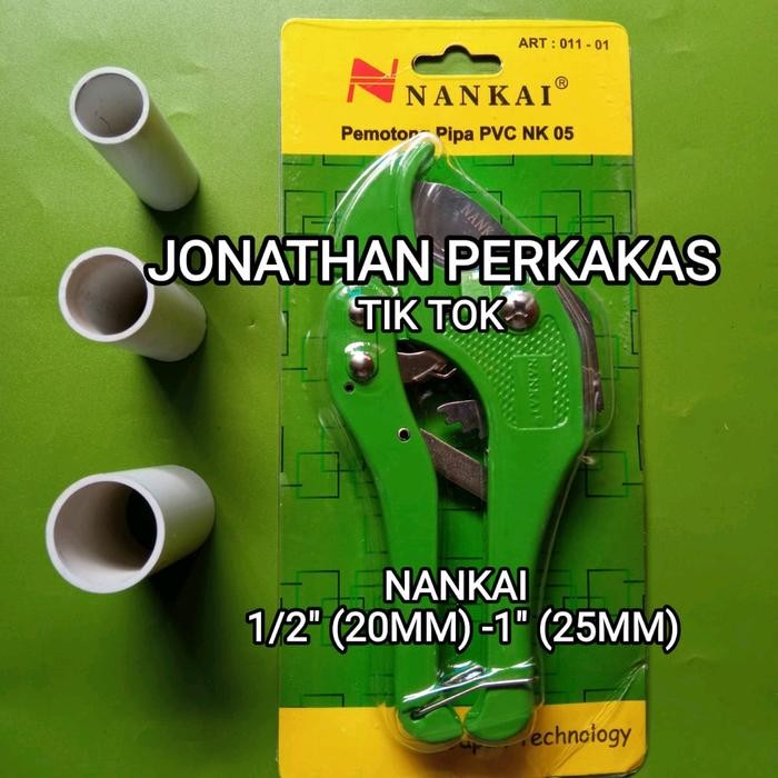 

READY pemotong pipa pvc/ppr nankai 1/2" (20mm) -1" (32mm) - -, -