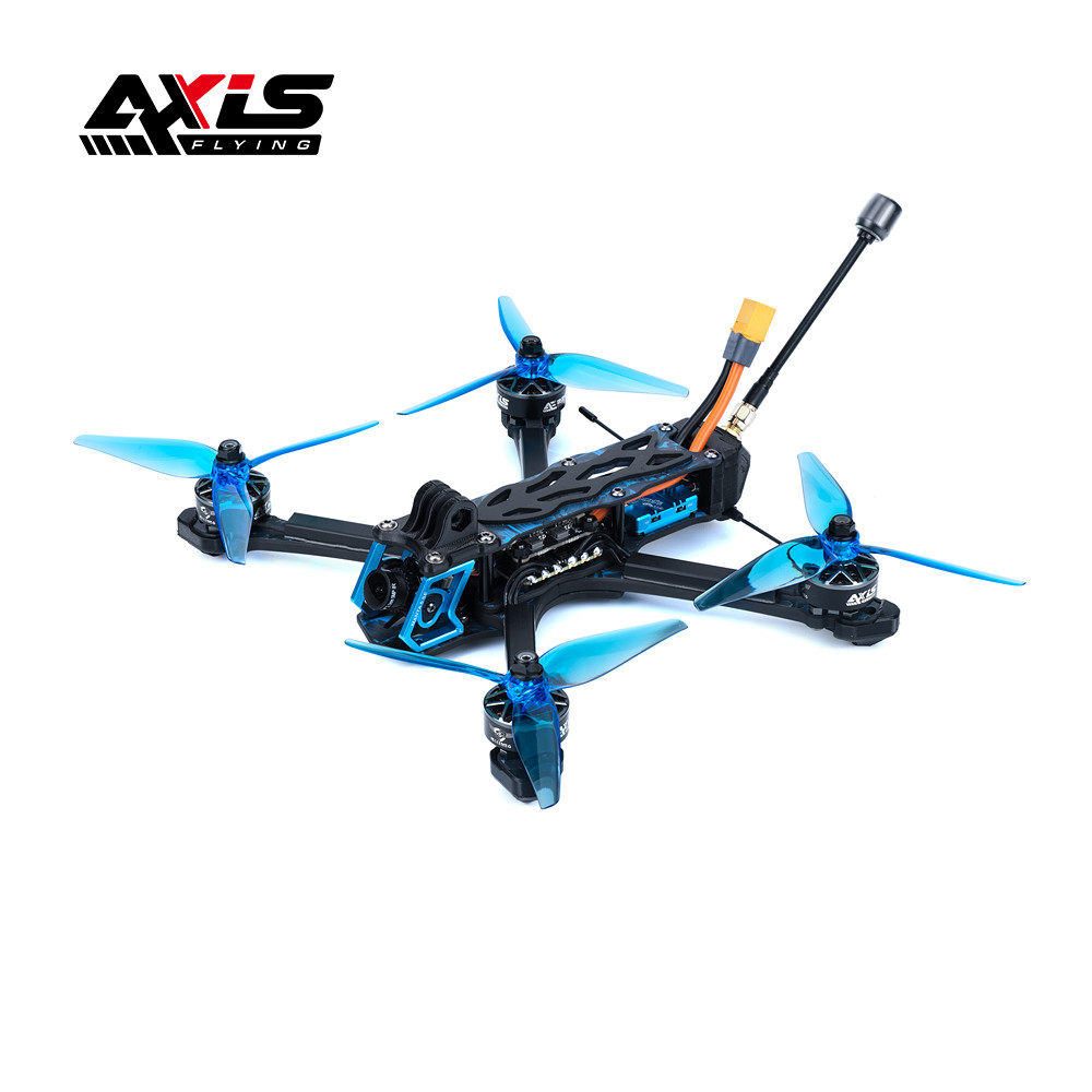 Axisflying Manta 5 SE FPV Drone Kit Squashed-X Frame AE227-1960KV Motor Cinematic Freestyle Drone wi