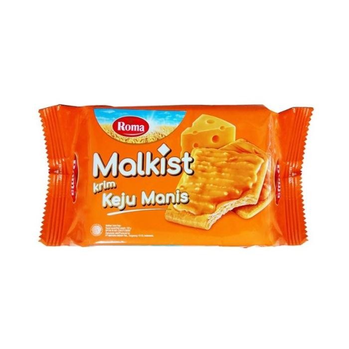 

Roma Malkist Crackers Biscuit Rasa Keju Manis 90gr