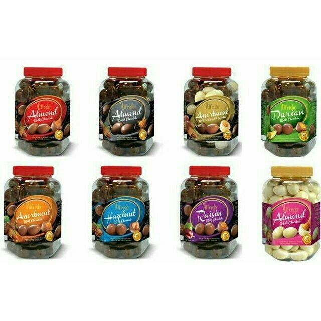 

Alfredo Coklat Import 450gr Coklat Kacang Almond / Hazelnut / Raisin / Assorted