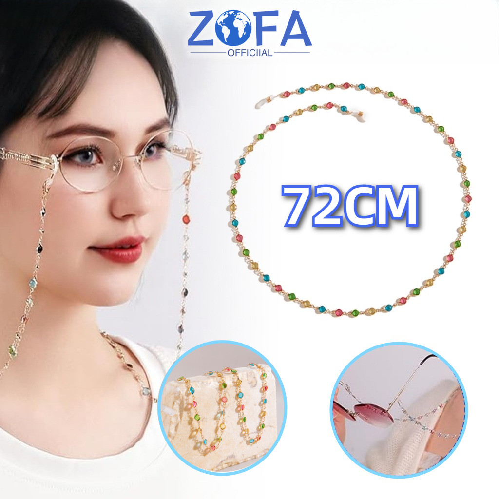 72CM Tali Kacamata Rantai Kacamata Wanita Straps Gantungan Kacamata Aksesoris Kalung Kacamata Mewah