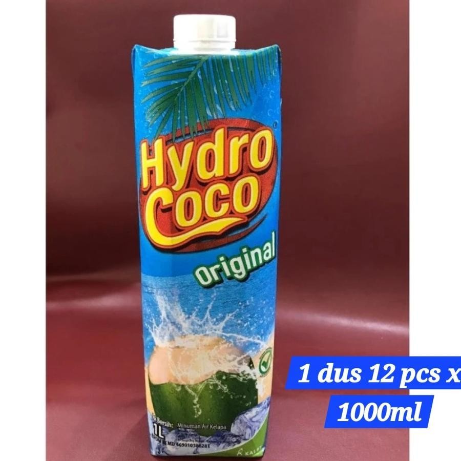 

Hydro Coco Original Air Kelapa Coconut Dus 1000ml ( 12 pcs )