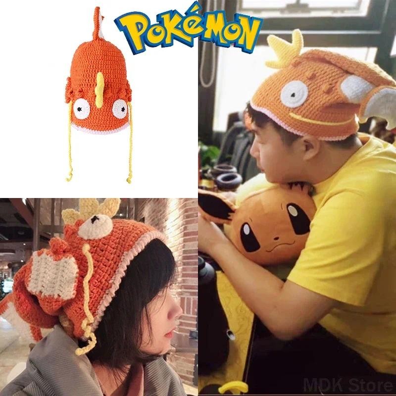 Anime Pokemon Magikarp Hat Beanies Knitted Winter Hat Wool Cute Knitted Hat Cap Costume Accessory Gi
