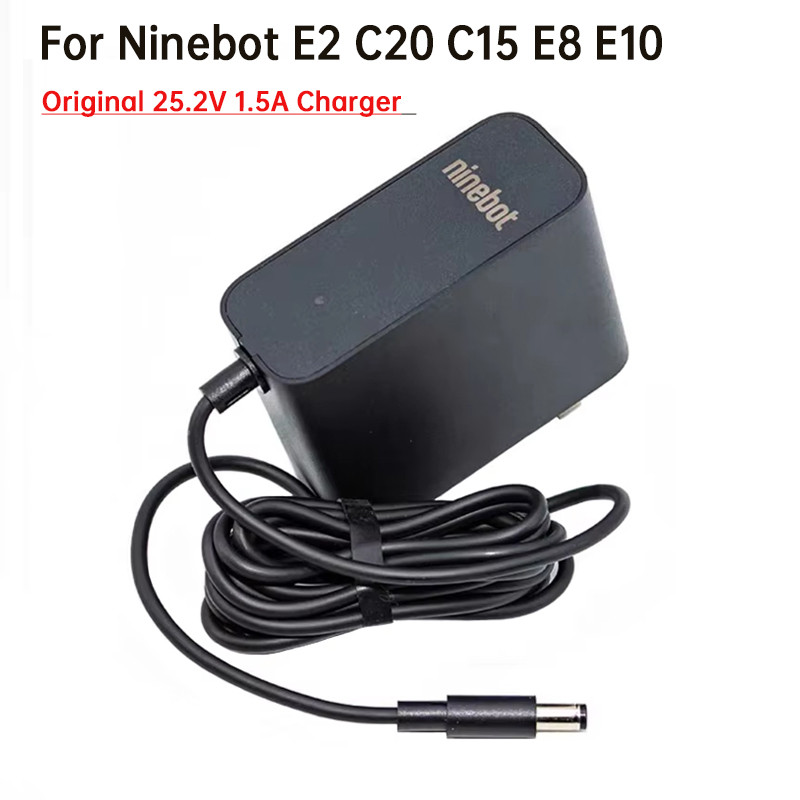 al Battery   arger For Ninebot Kickscooter E8 E10 E2 E2Plus C2 Pro C15 C20 Electric Scooter 25.2V 1.