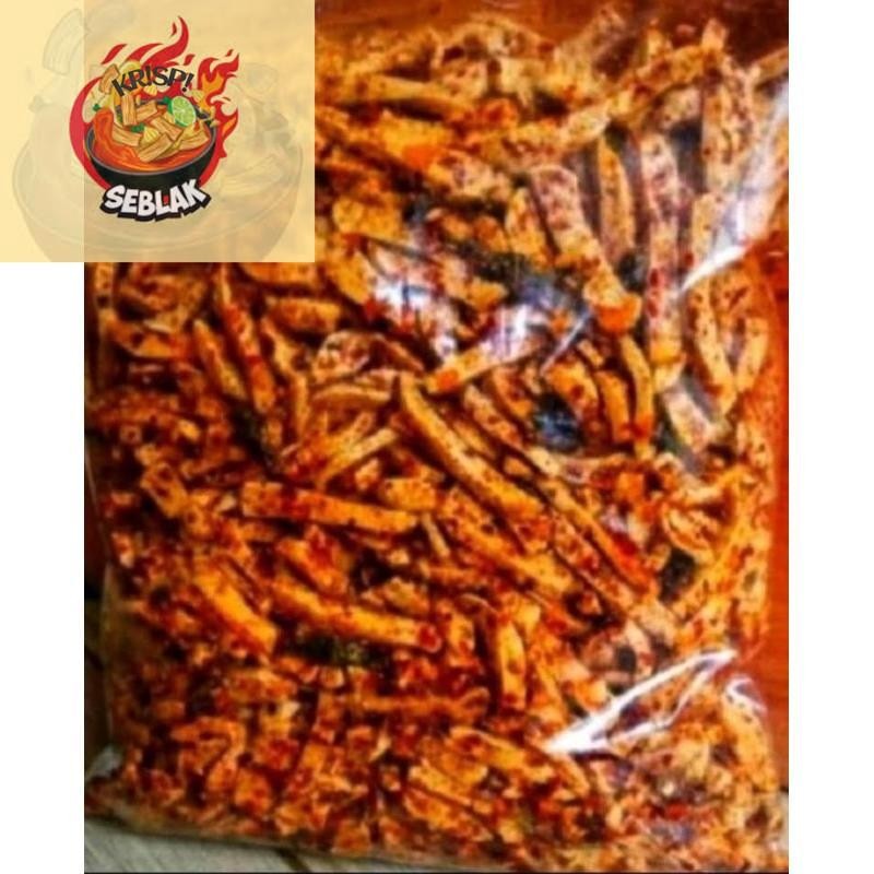 

Seblak krispi Basreng pedas daun jeruk/basreng stik/basreng renyah/basreng viral terlasris bumbu melimpah/basreng original daun jeruk kemasan 1kg 500gr 250gr Seblak