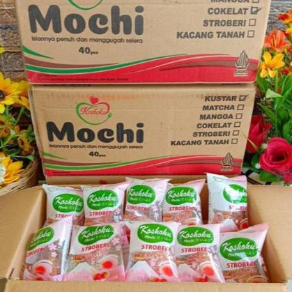 

1 DUS MOCHI KOSHOKU ISI 40 MIX RASA KEMASAN BARU