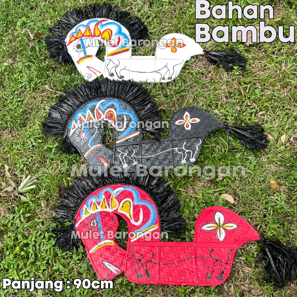 

* Kuda Lumping Kepang Ukuran Jumbo 90CM Bahan Bambu Exstra ^