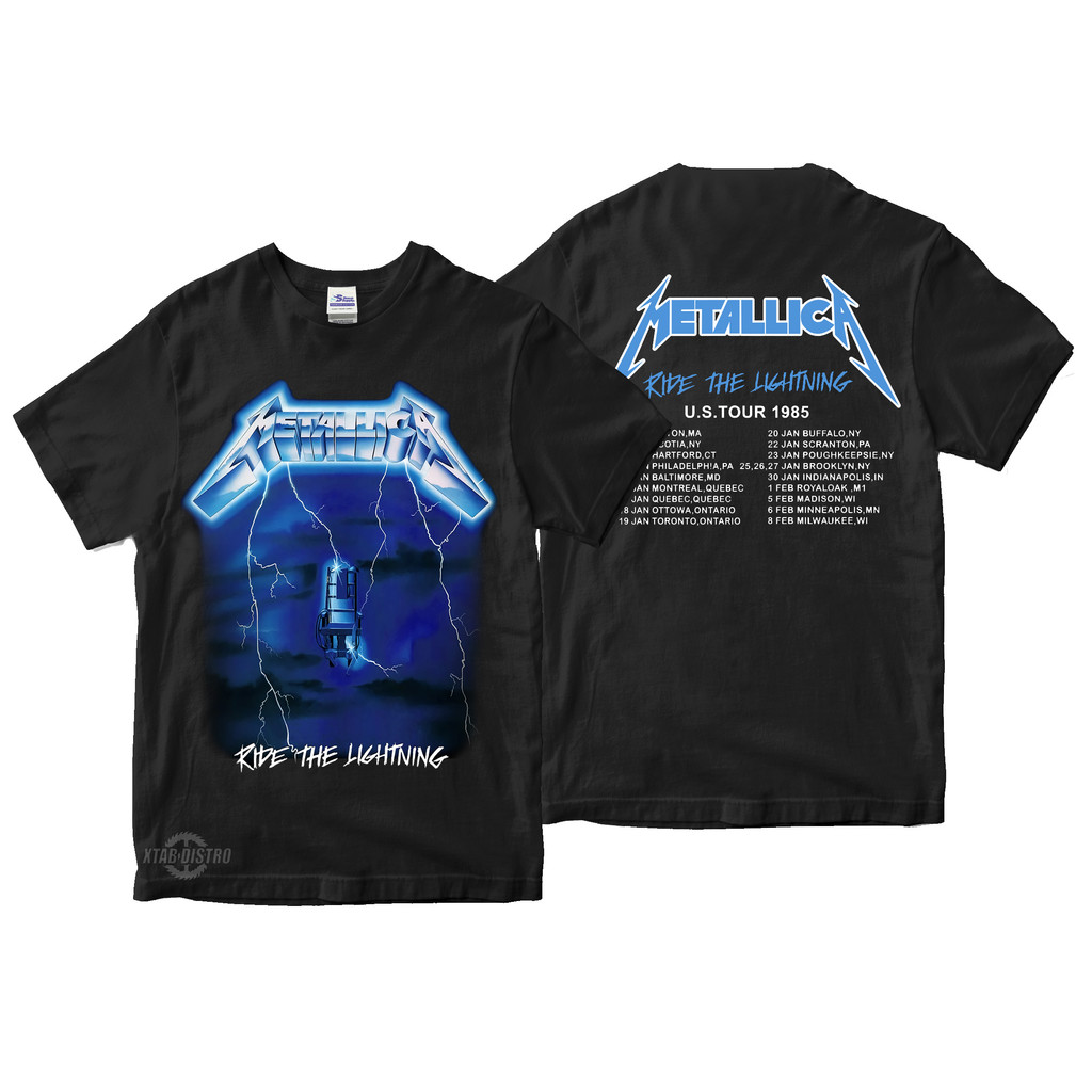 Premium Tshirt METALLICA - RIDE THE LIGHTNING / kaos METALLICA