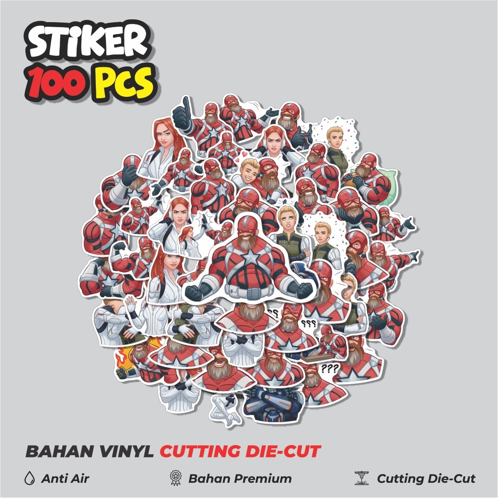 

Terbaru! 50 pcs Stiker Red Guard [Penjaga Merah] Dekorasi Lucu Kreatif untuk Notebook, Skateboard, HP