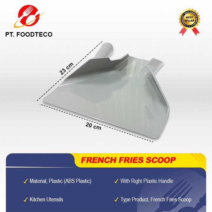 

Plastic French Fries Scoop / Scoop Kentang Goreng