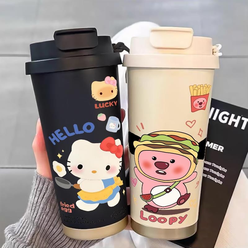 Tumbler Loopy Alien Valey CUP 500 ML Stainless SUS 304 Tumbler Coffee Tumbler Custom Teh Kopi Anime 
