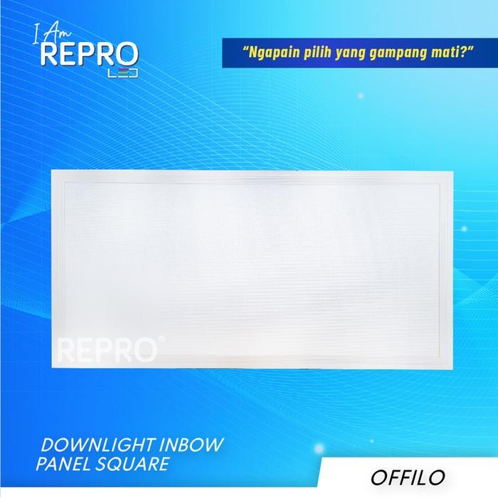 REPRO Lampu Panel Kotak - Lampu Panel LED - Lampu Downlight 30x30cm Inbow Panel Square - Lampu Plafo
