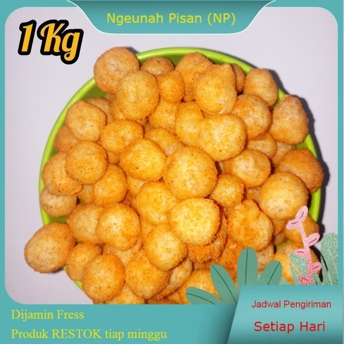 

Endog Lewo Kopong Varian Bumbu Keju Cemilan Khas Lewo Garut Kemasan 1Kg