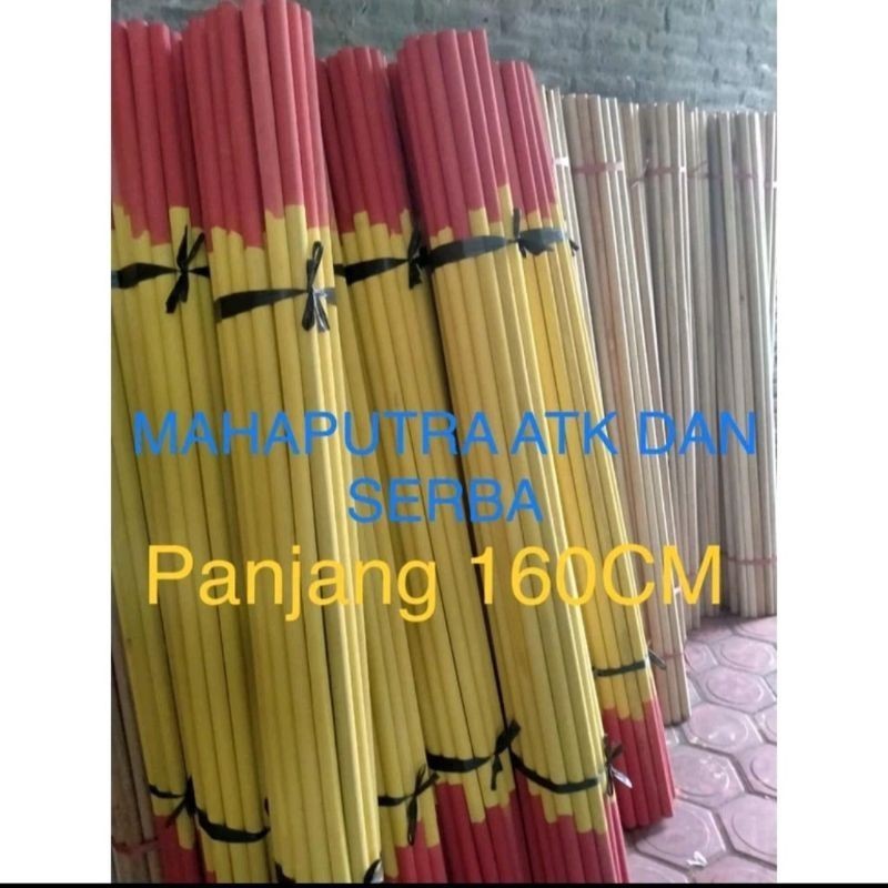 KAYU PRAMUKA GROSIR Tongkat pramuka polos warna / tongkat kayu