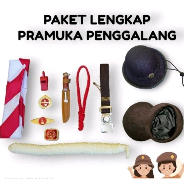 

[MAC] PAKET HEMAT 1 Set PERLENGKAPAN Alat Pramuka SD Komplit Putra Putri Cewe Cowo Pria Wanita