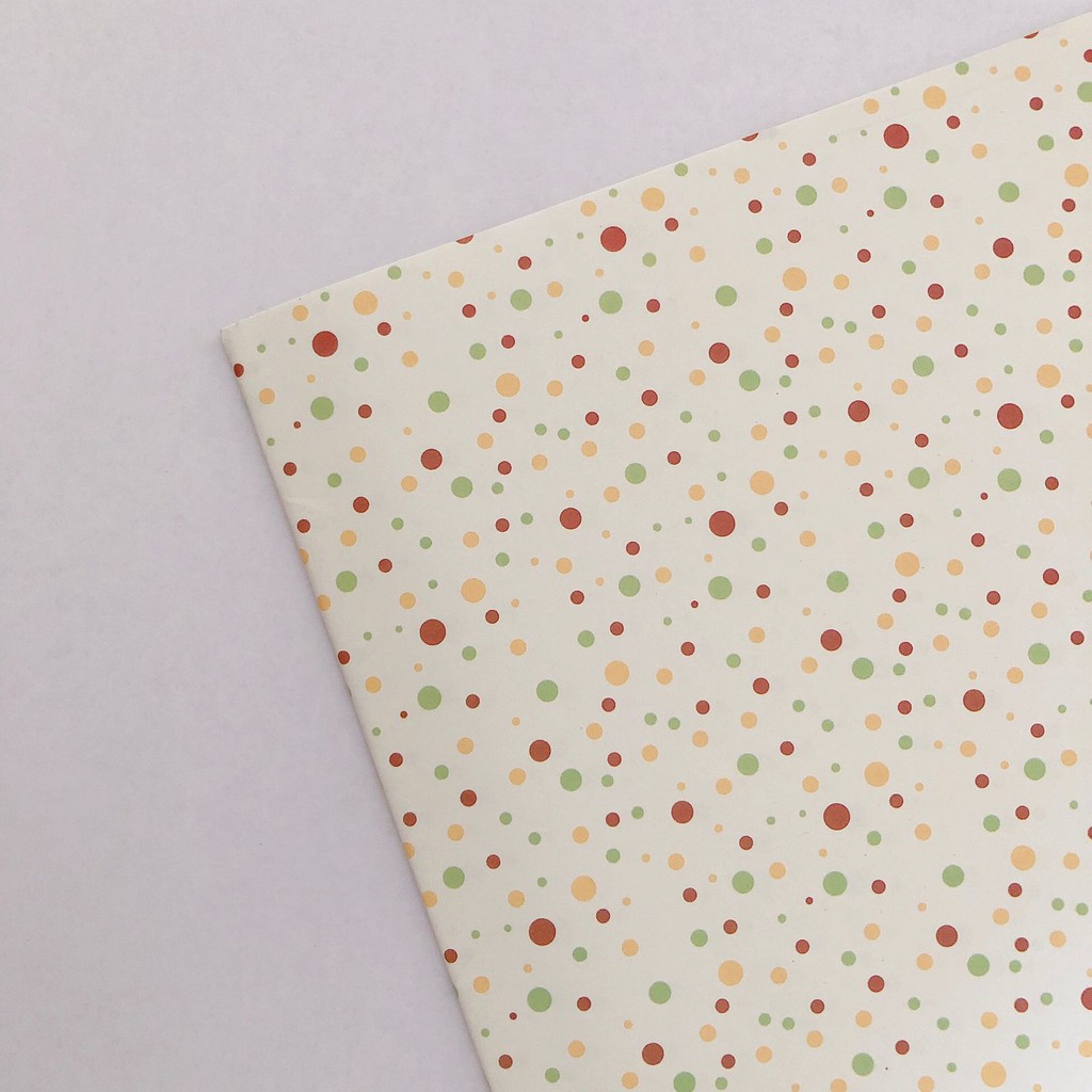 

Kertas Kado Cream Polkadot Mini Warna Warni