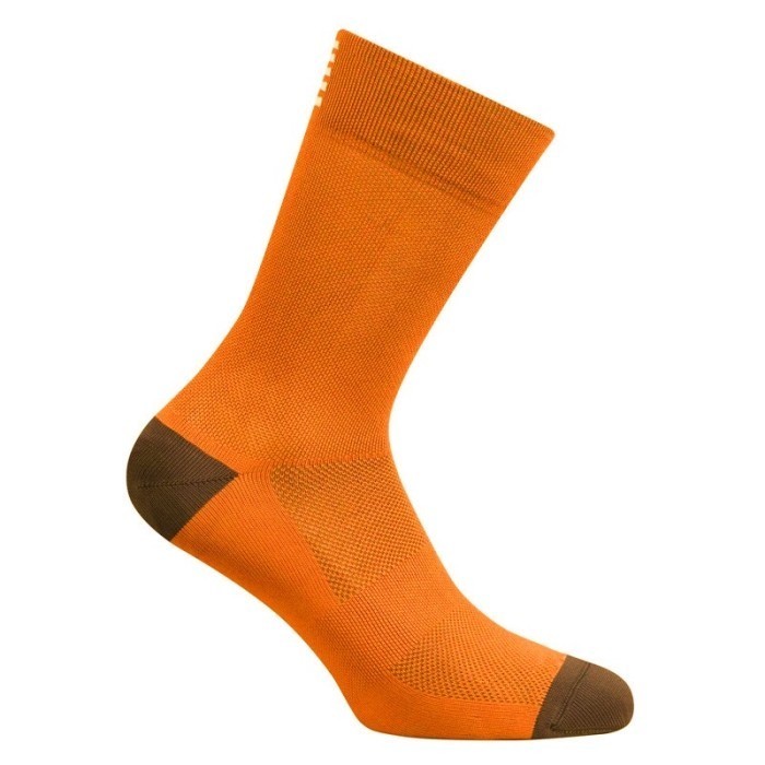[KUALITAS TERBAIK] LITESKIN Cycling Socks - Kaos Kaki Sepeda Lipat MTB Seli Roadbike - Soft Orange