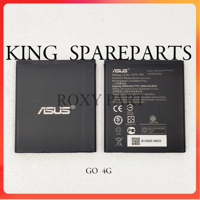 BATERAI BATRE BATTERY ASUS ZENFONE GOLTE ZB500KL ZB500KG X00AD X00BD