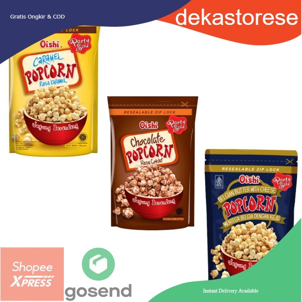 

OISHI POPCORN 100gr @ENERHAOFFICIAL