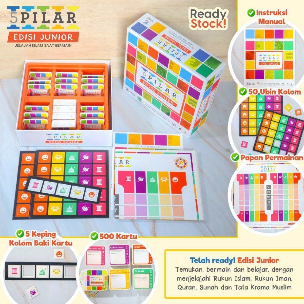 5 PILAR BOARDGAME: EDISI JUNIOR