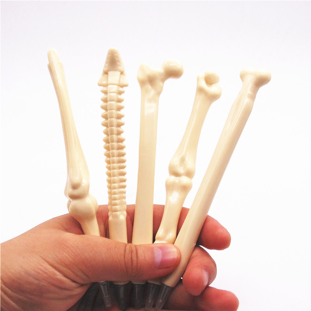 

Different Styles Pen Bone Shape Ballpoint Pen New Creative School Office Stationery Free shipping