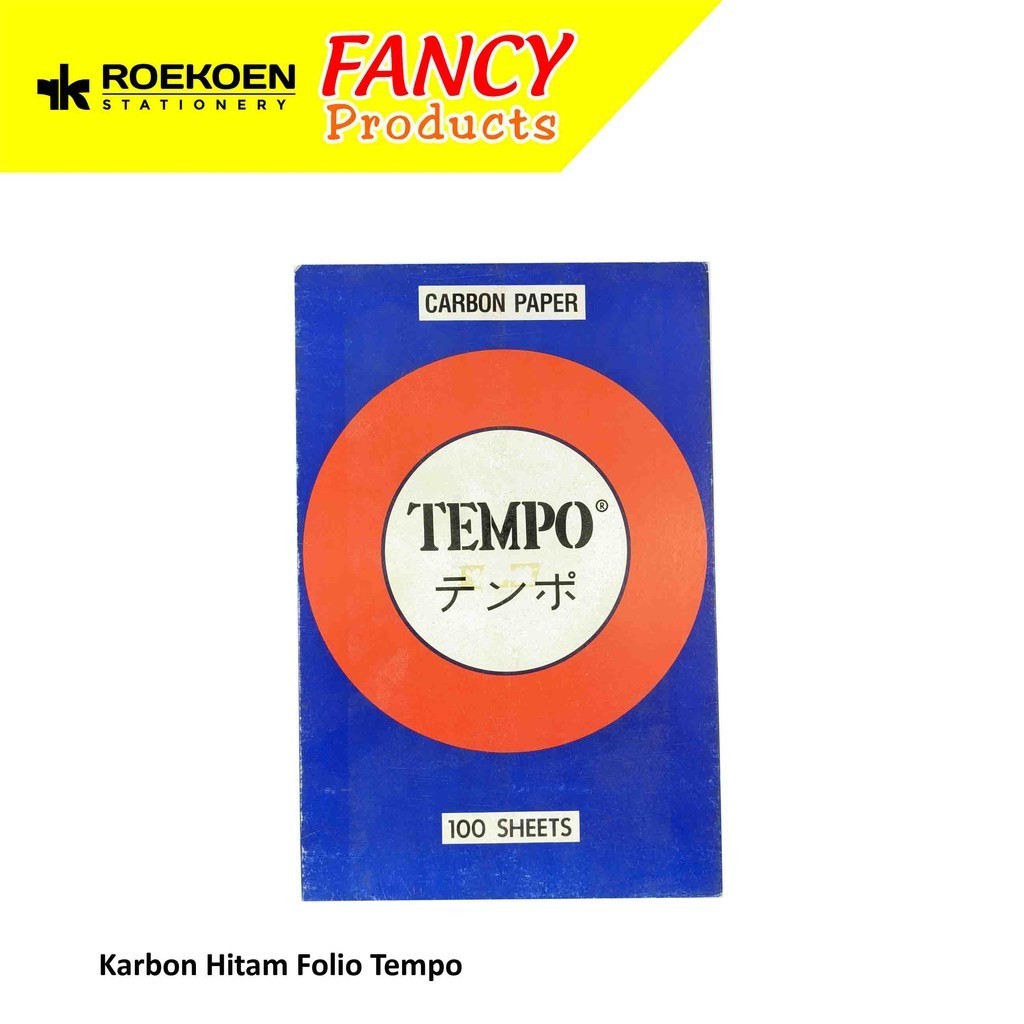 

Tempo Kertas Karbon Folio Hitam (100 Sheets)