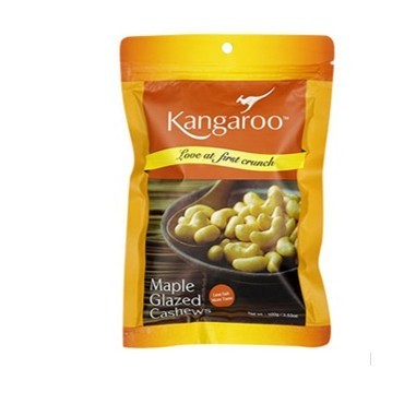 

Kangaroo Maple Glazed Cashew Nuts100 gr Kanguru Kacang Mede rasa Maple