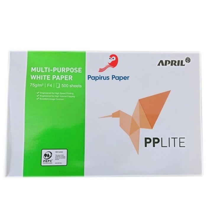 

PP Lite Kertas HVS F4 75 Gr Copier 1 Rim (500 lembar)