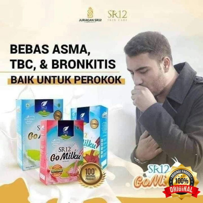 ESP - SR12 Gomilku Susu Kambing Etawa Tinggi Kalsium Bebas Asma,TBC,Bronkitis, Aman untuk Penderita 