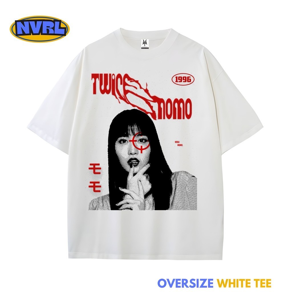 Kaos oversize twice momo vintage tee