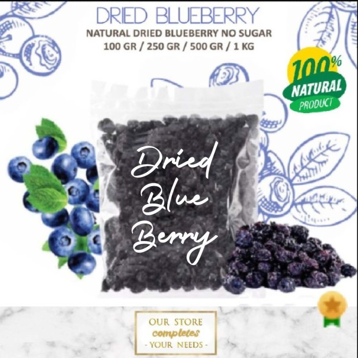 

JG BLUEBERRY DRIED BLUEBERRY ORGANIC BLUEBERRY BUAH BERRY KERING 500 GR