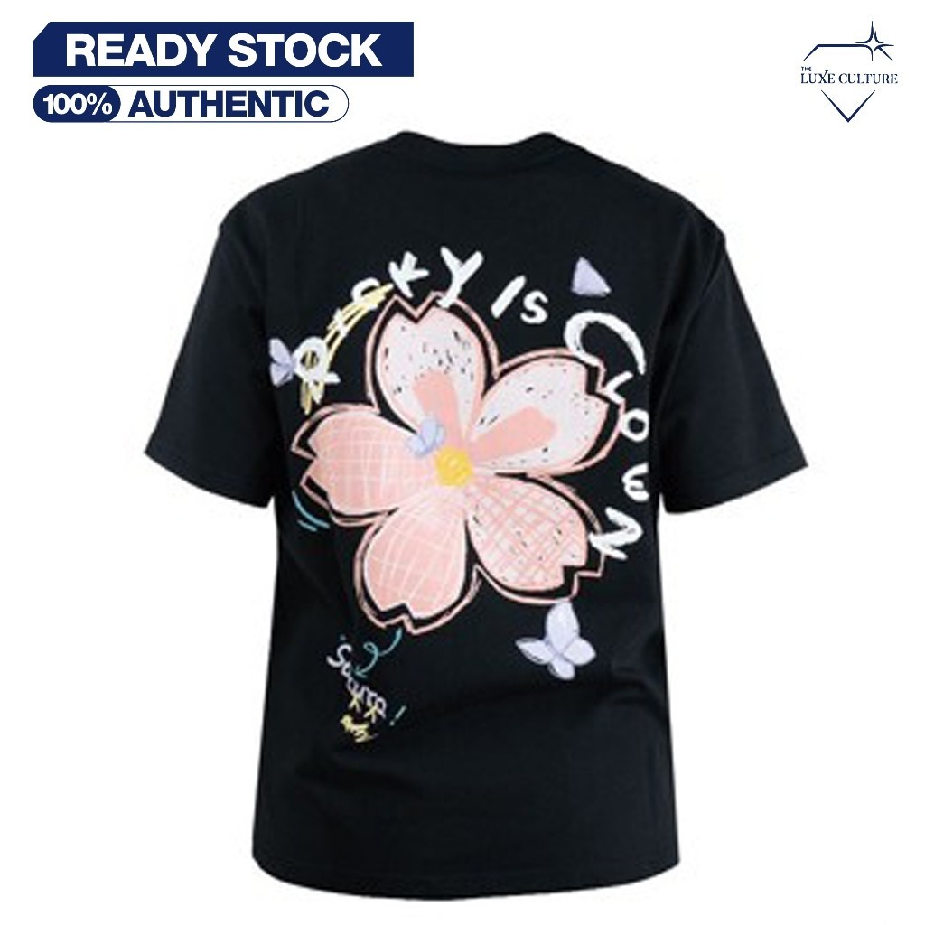 [COD] Ricky Is Clown Crayon Butterfly Sakura Black / Kaos Branded Original