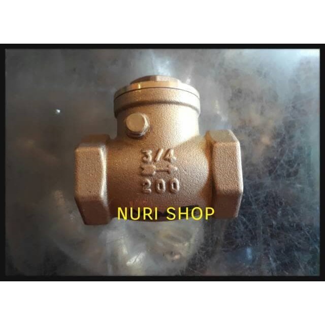 Check Valve Kuningan 3/4"