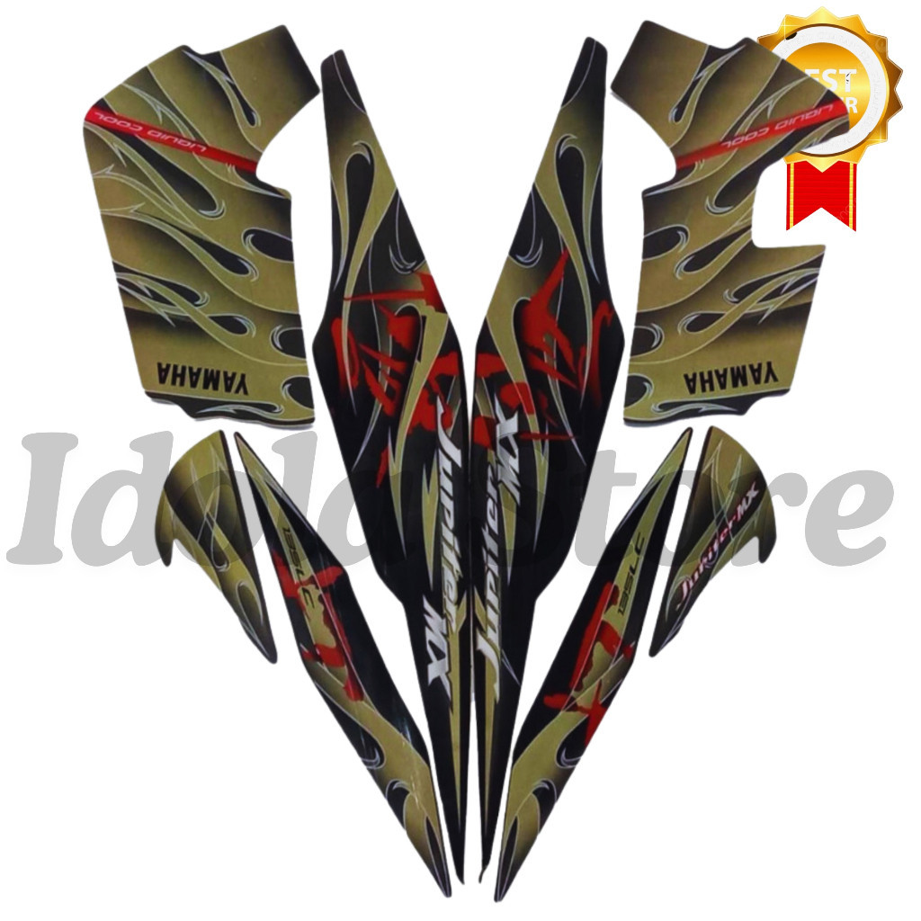 Stiker Striping Motor Yamaha Jupiter MX 2008 Lis Les Body Jupiter MX 2008 termurah&terlaris