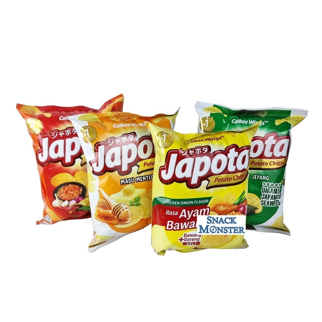 Japota Potato Chips JUMBO Size - Netto 68 gr