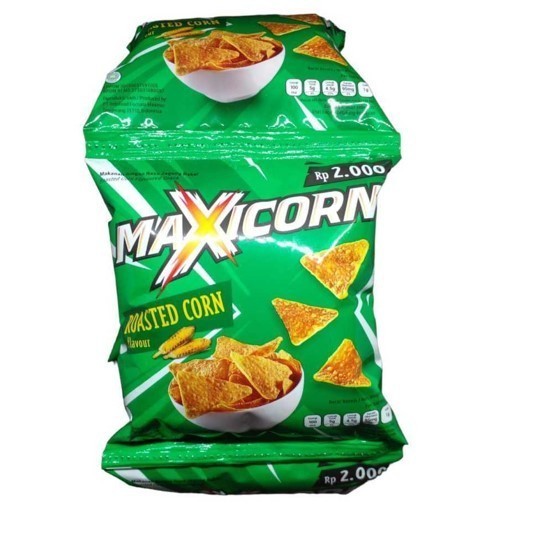 

Maxicon Nacho Roasted Corn 2000 Isi 10pcs Cemilan Murah dan Enak