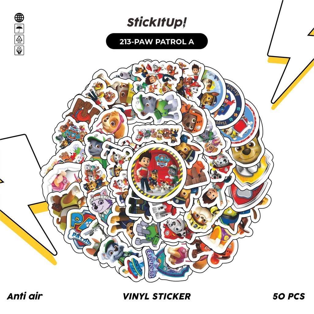 

COD✨ 100 Pcs Stiker Graffiti Motif Kartun Paw Patrol Lucu Anti Air Untuk Dekorasi Notebook Sepeda Skateboard Handphone DIY