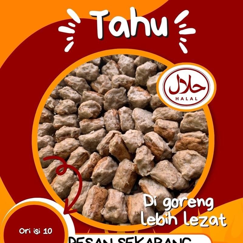 

(ORI isi 10) Cemilan tahu di goreng- tabso ori isi 10 Cemilan