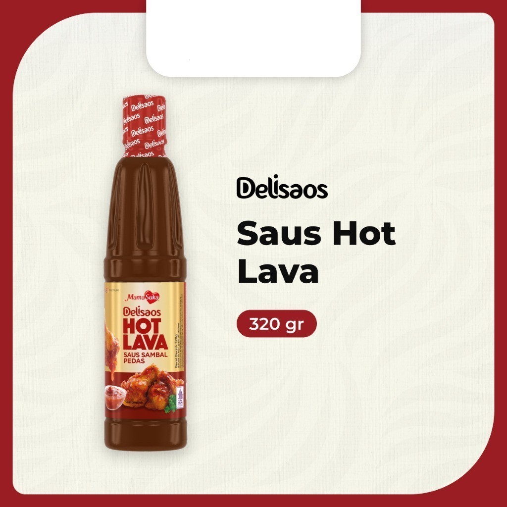 

JOSCELLY.ID MAMASUKA Delisaos Hot Lava / Saus Sambal Pedas 320 gr