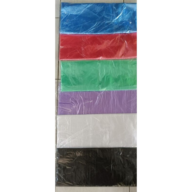 1 meter plastik layangan papiran tipis / plastik balon udara terjun payung tebal 0,0005 micron