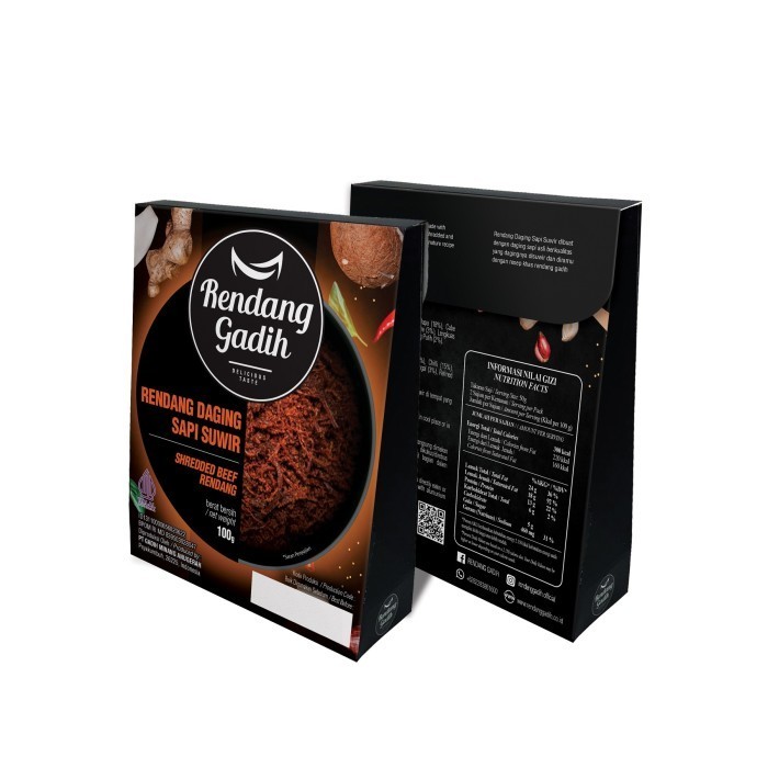 

Rendang Daging Sapi Suwir - Rendang Gadih