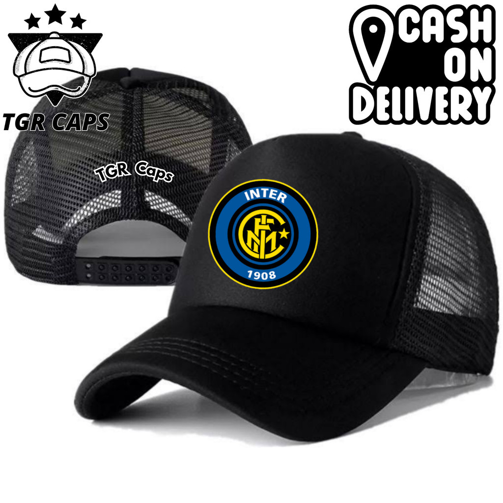 TGR Caps Topi Trucker INTER MILAN - Topi Distro INTER MILAN Logo - Topi INTER MILAN Premium - Topi P